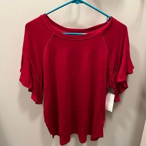 Karen Kane red top